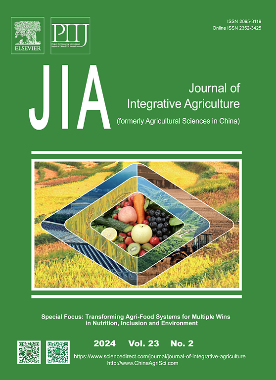 Go to journal home page - Journal of Integrative Agriculture
